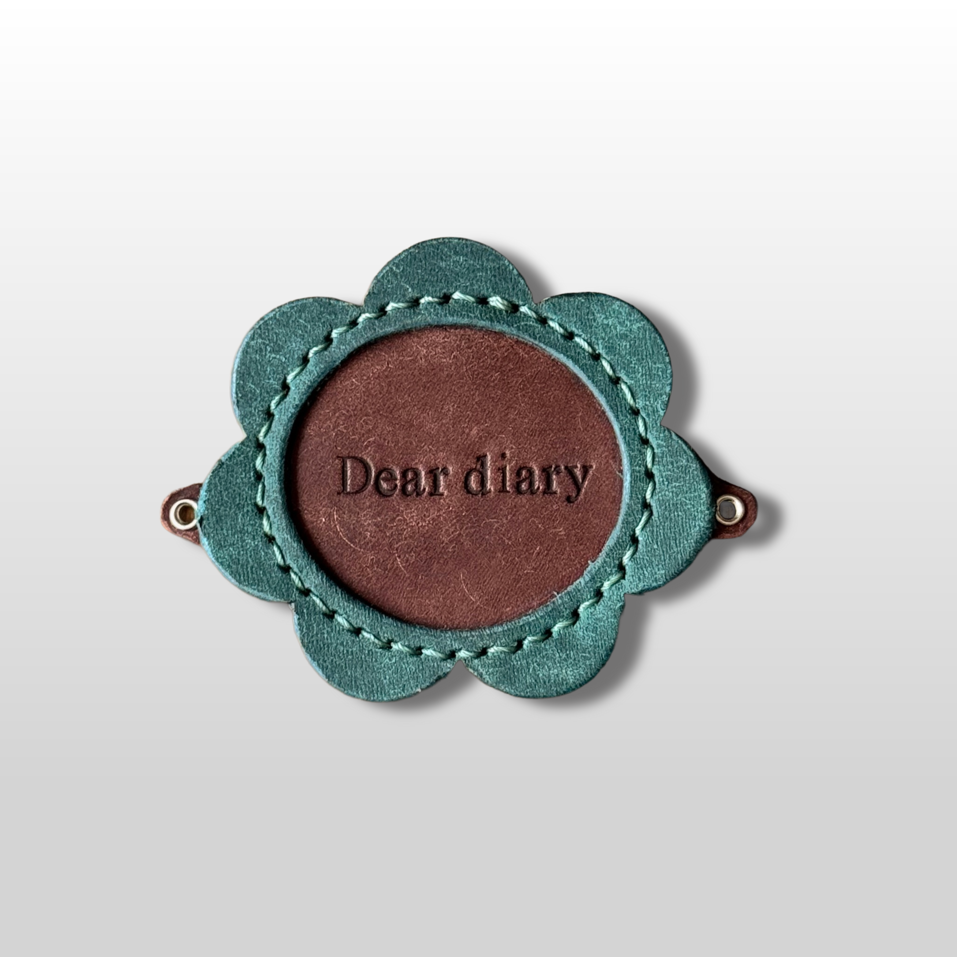 Personalised flower charm