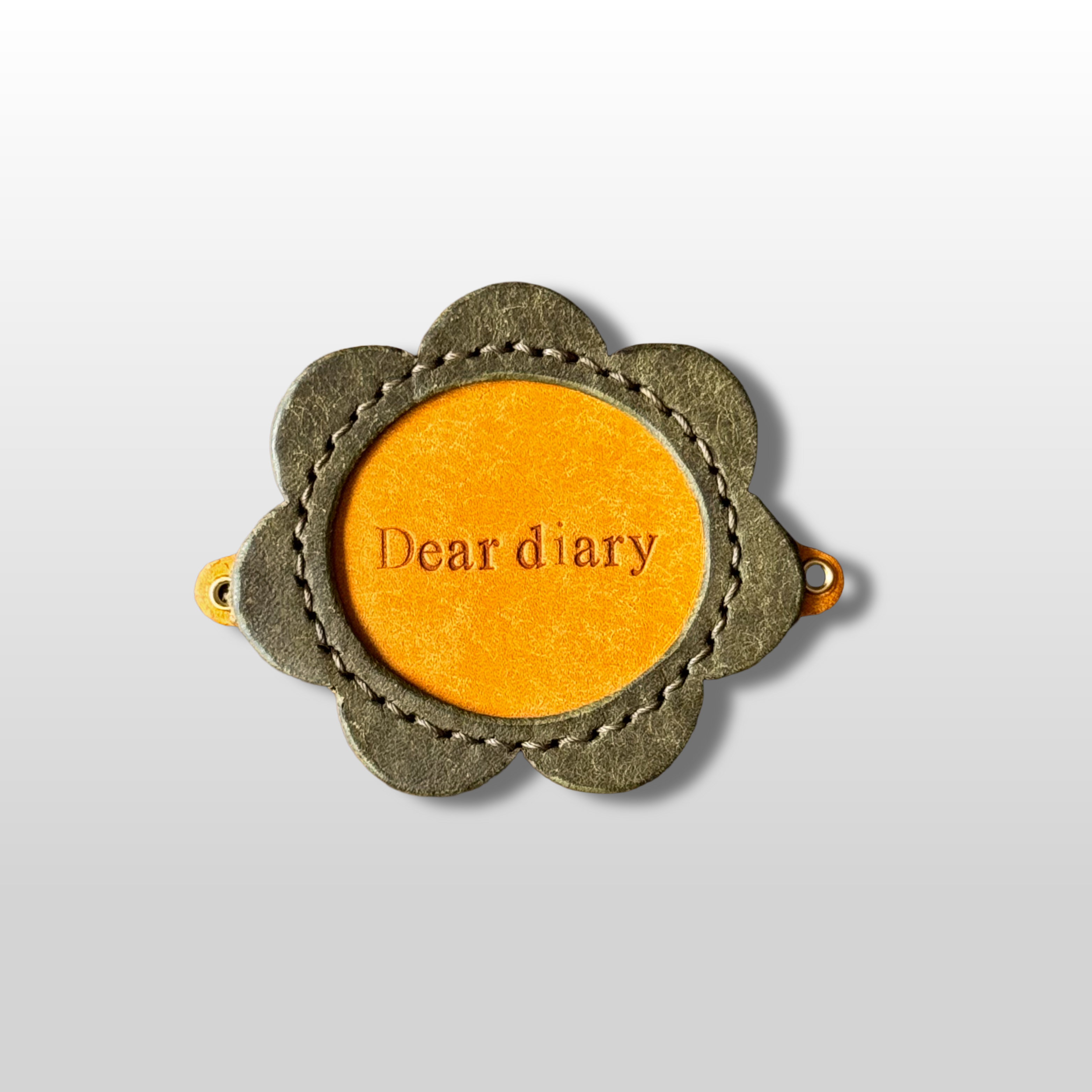 Personalised flower charm