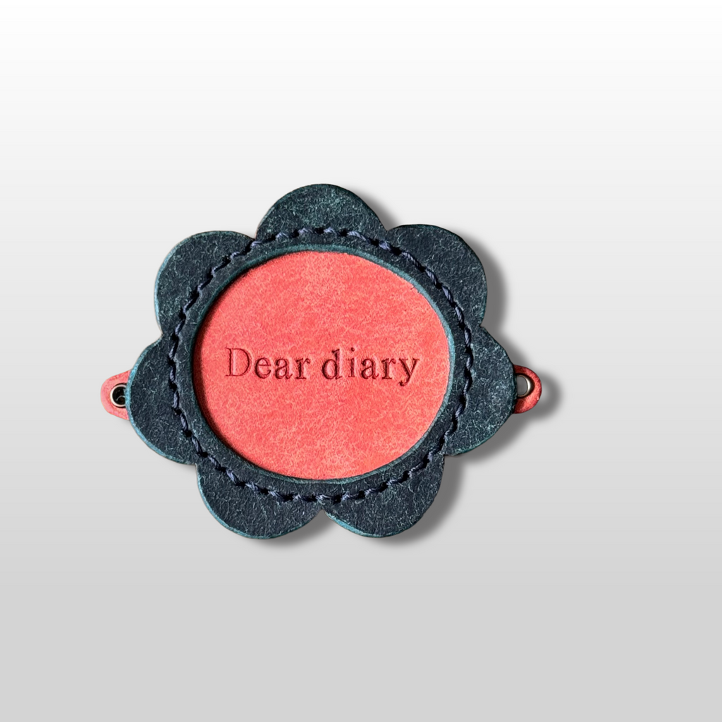 Personalised flower charm