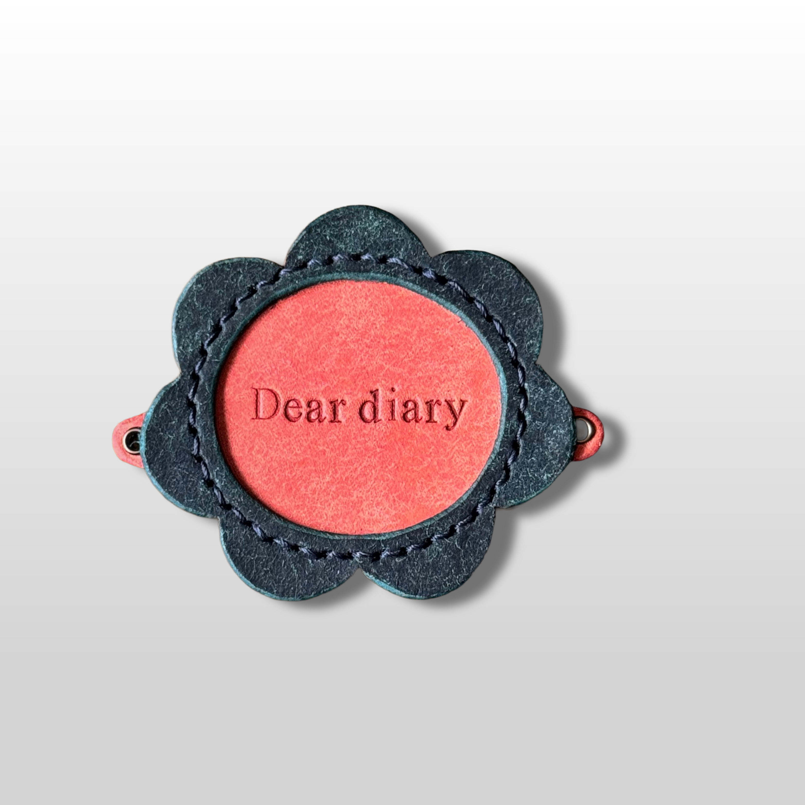 Personalised flower charm