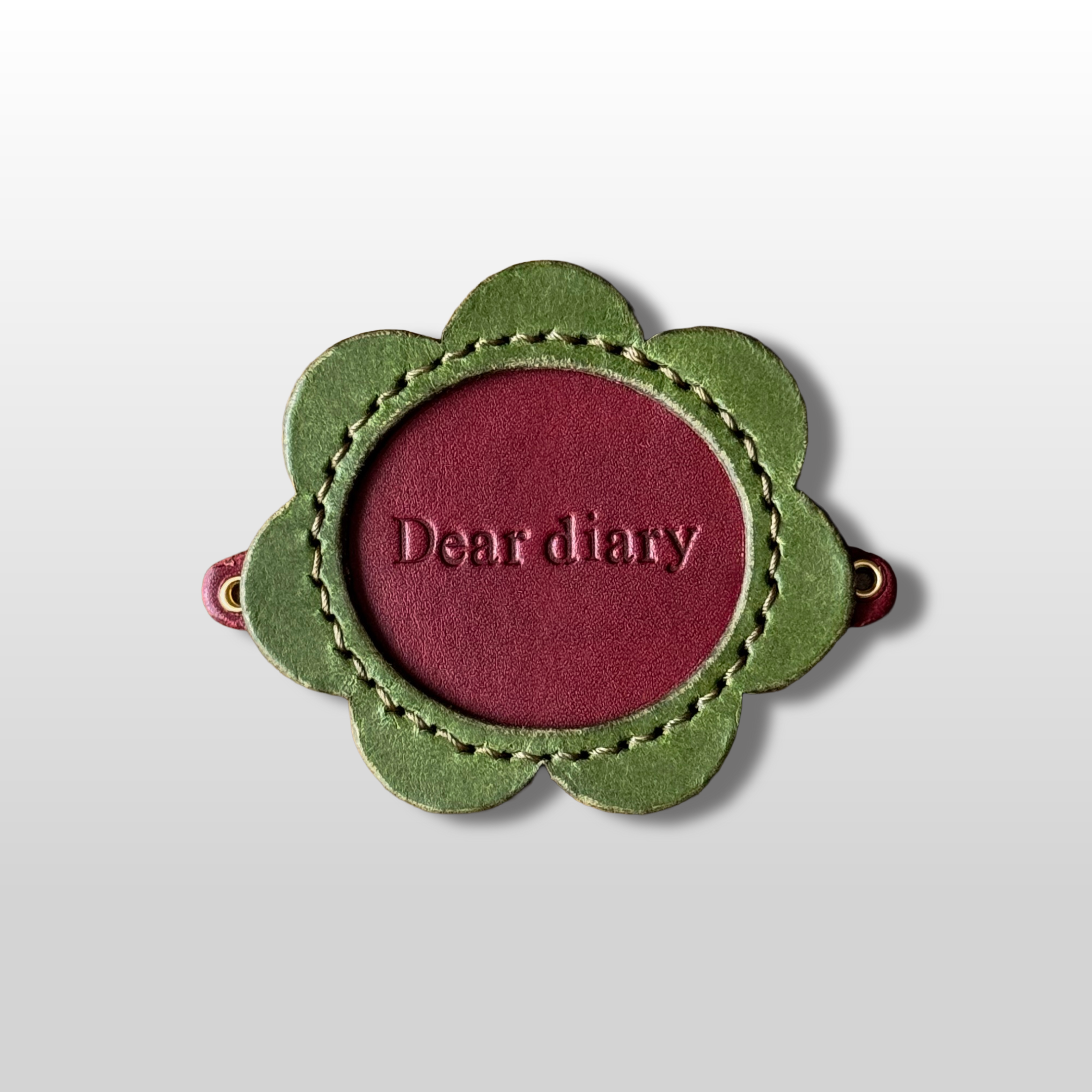 Personalised flower charm
