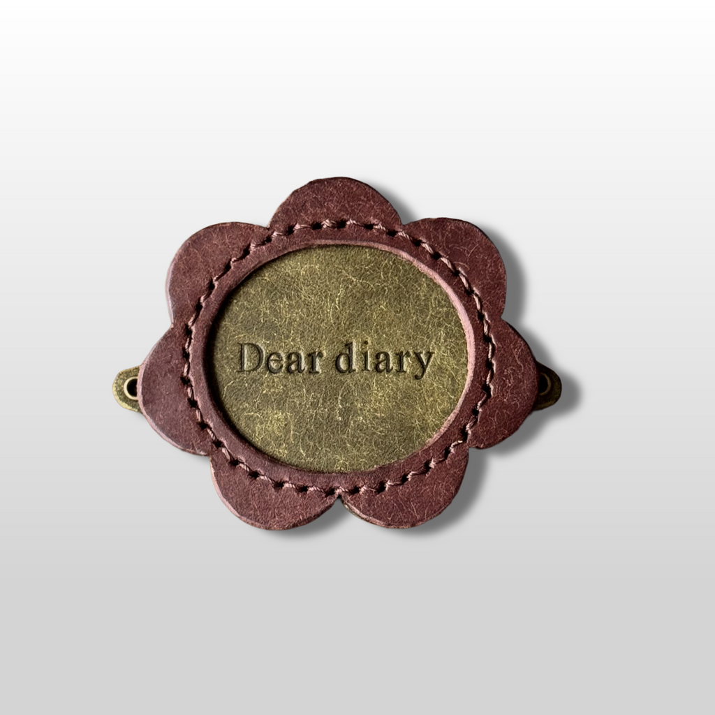 Personalised flower charm