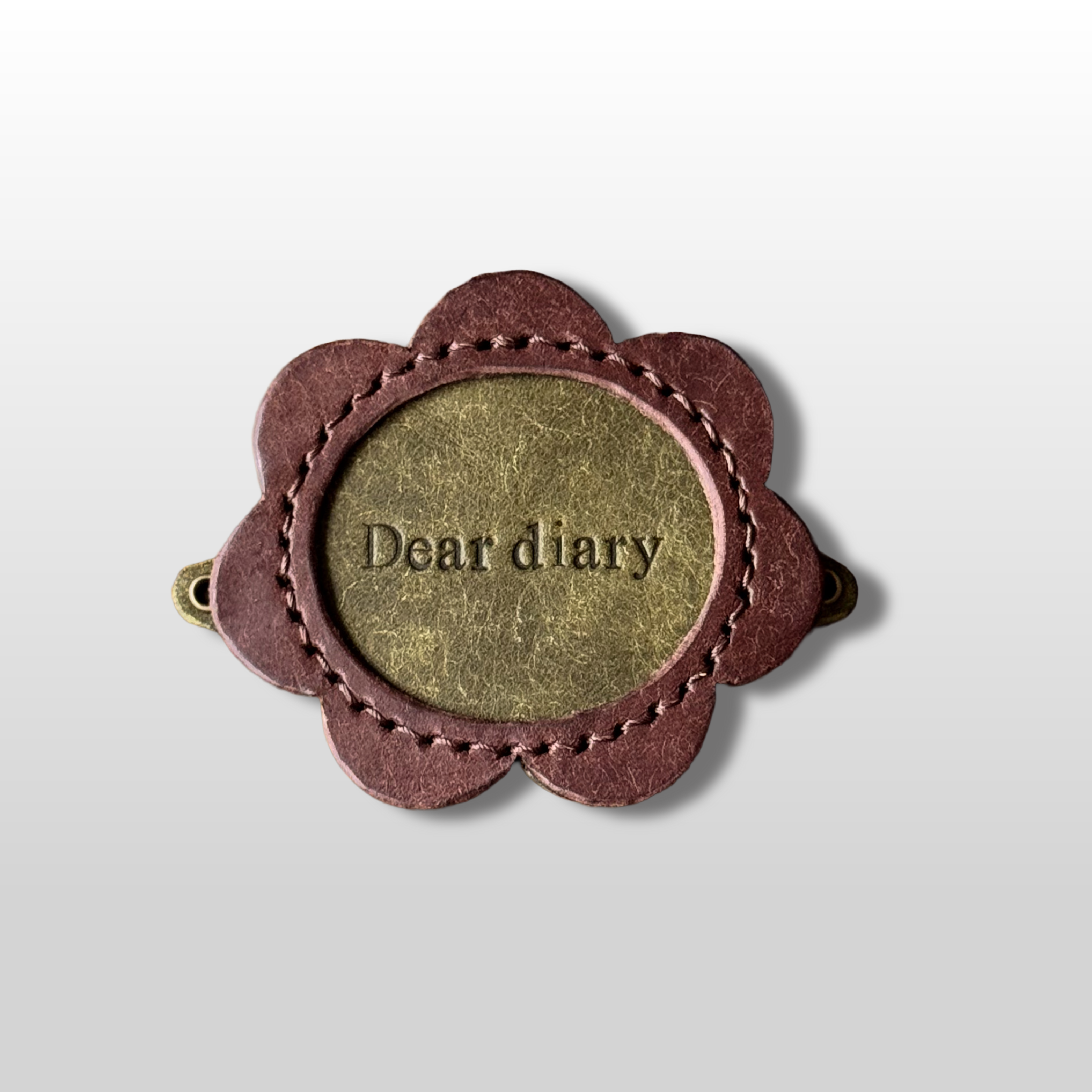 Personalised flower charm