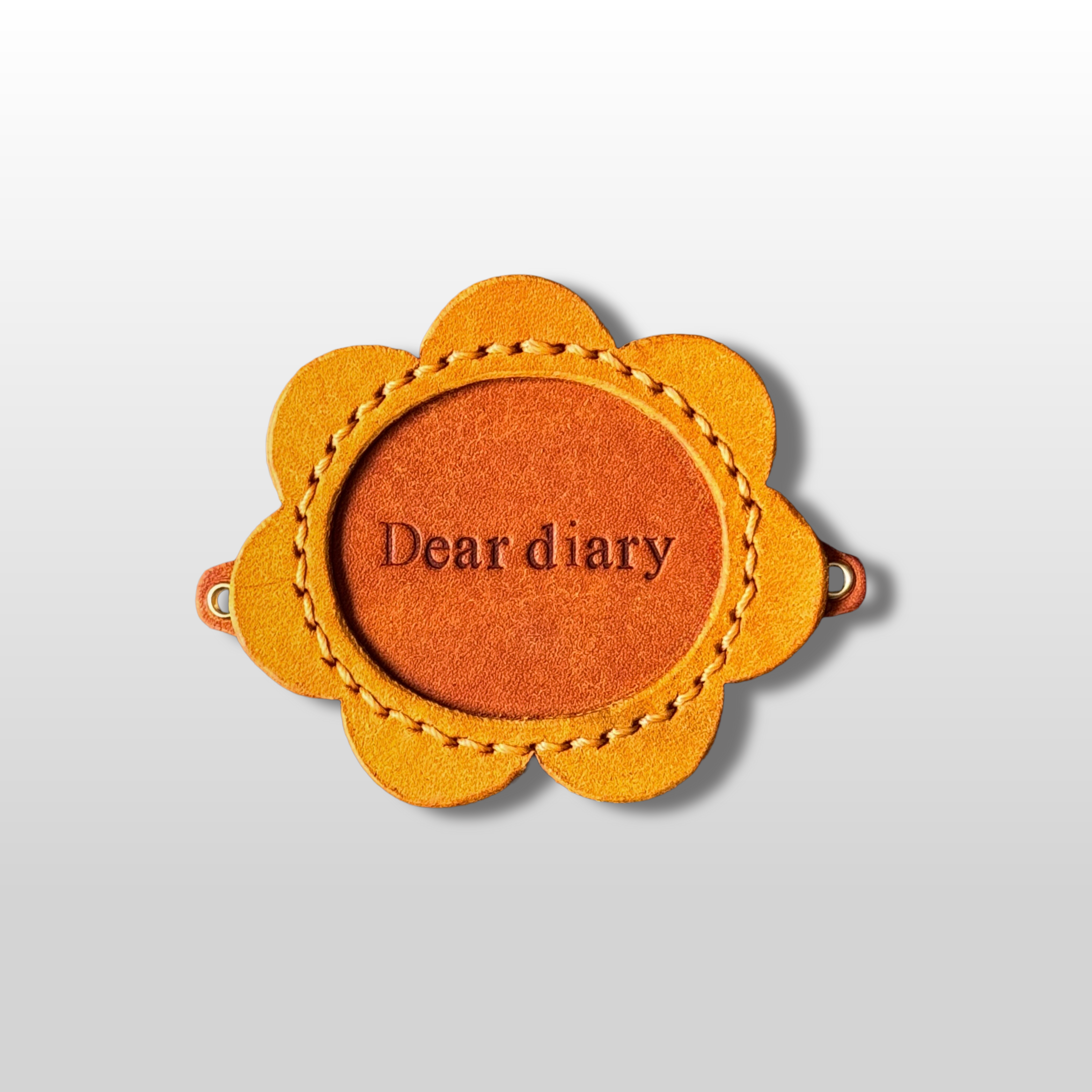 Personalised flower charm
