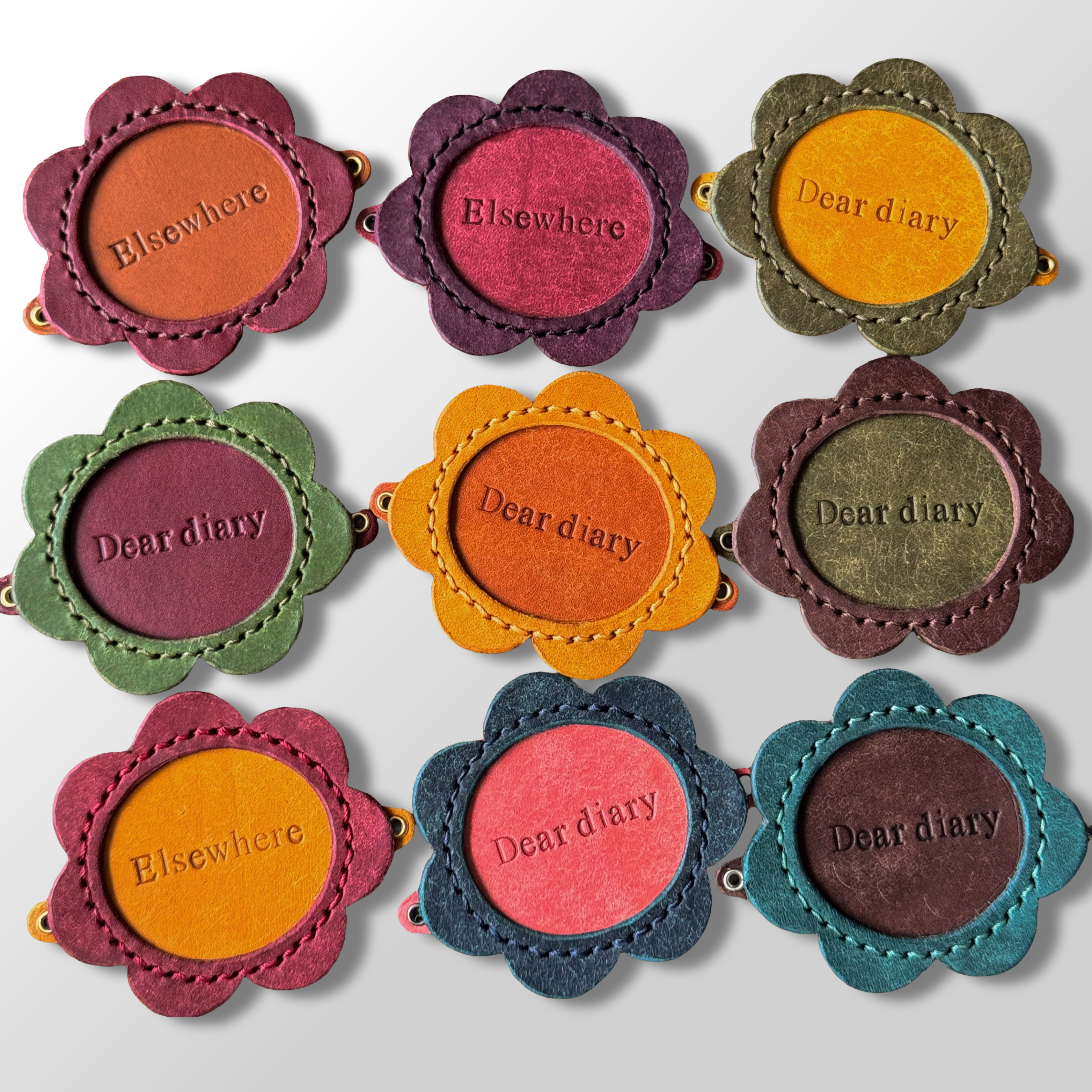 Personalised flower charm